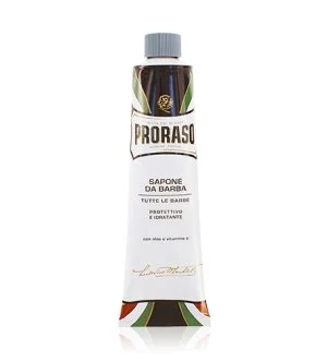 PRORASO Blue mýdlo na holení s hydratačním účinkem v tubě