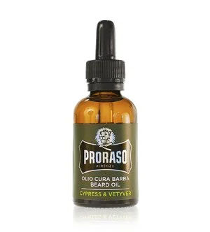 PRORASO Cypress & Vetyver olej na vousy