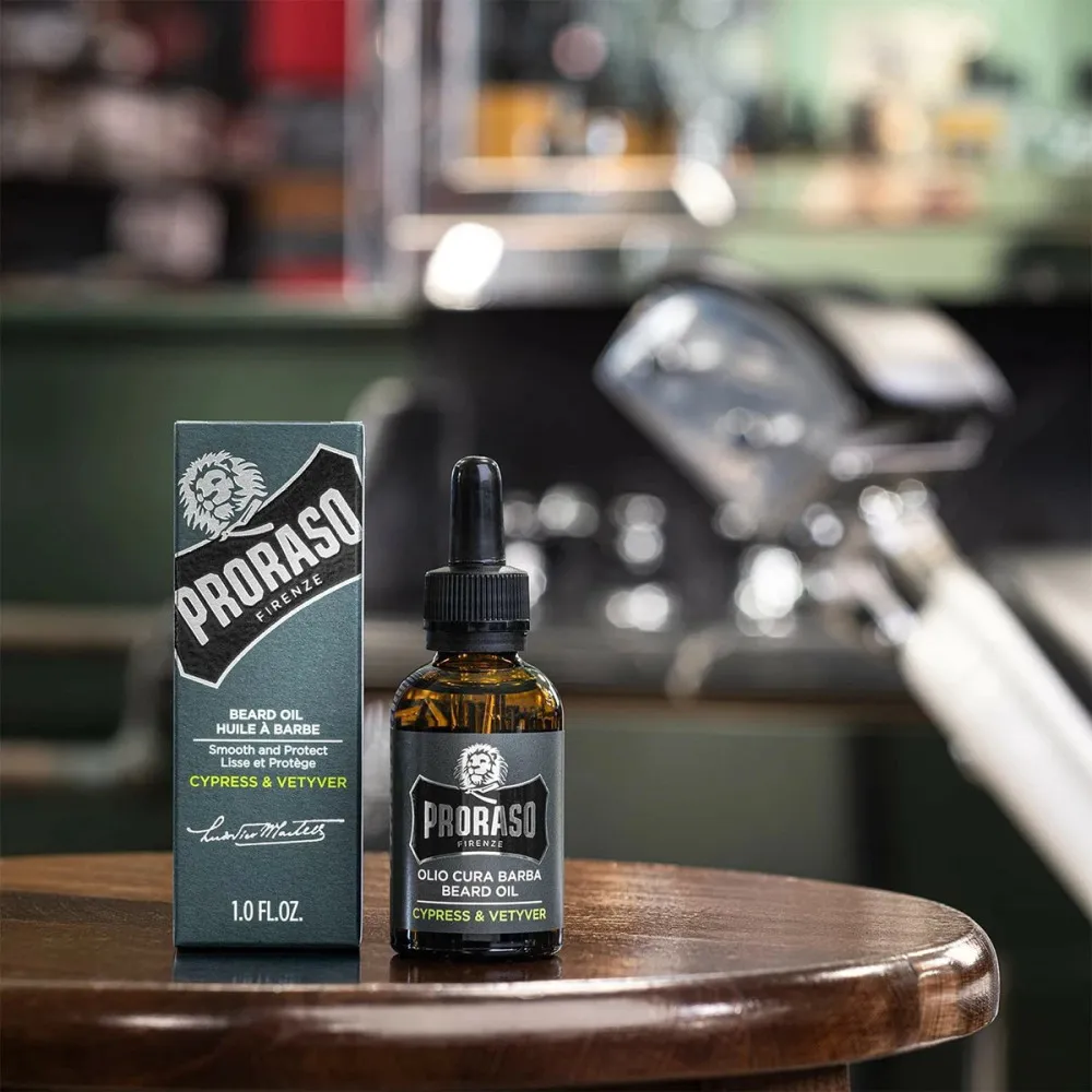 Cypress & Vetyver olej na vousy 30 ml