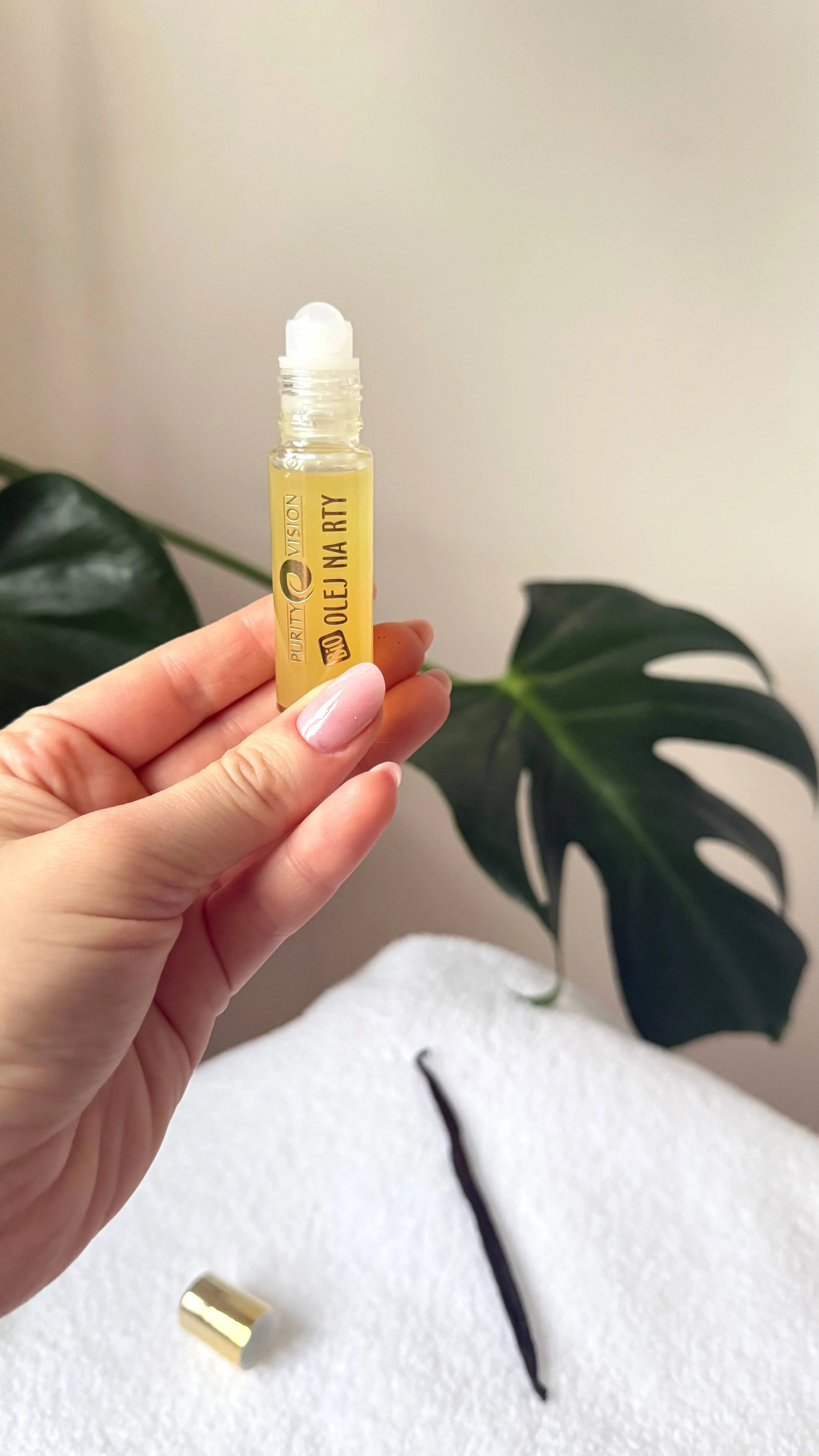 Purity Vision Vanilkový olej na rty BIO (10 ml) - voňavá pomoc vysušeným rtům