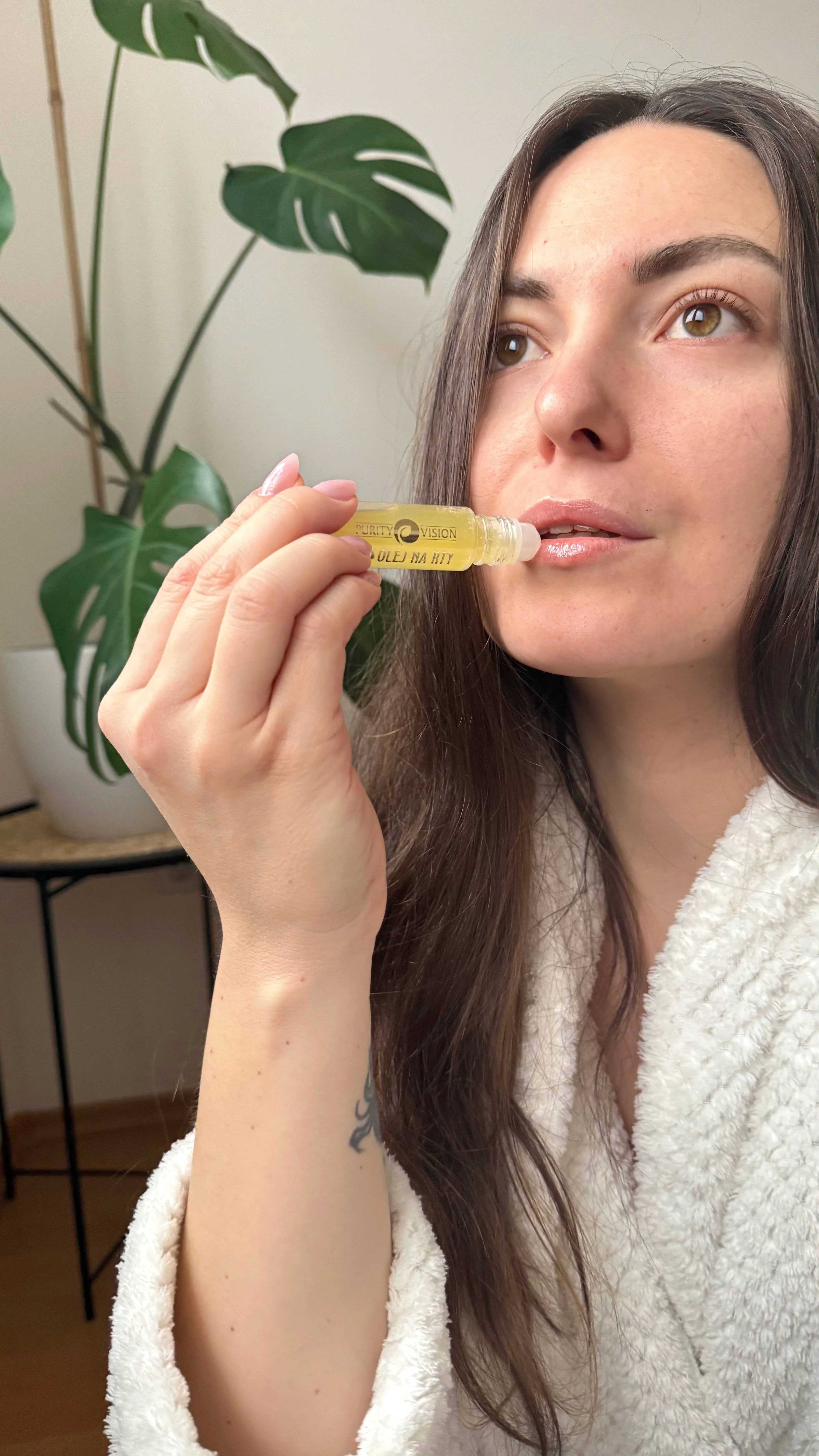 Purity Vision Vanilkový olej na rty BIO (10 ml) - voňavá pomoc vysušeným rtům