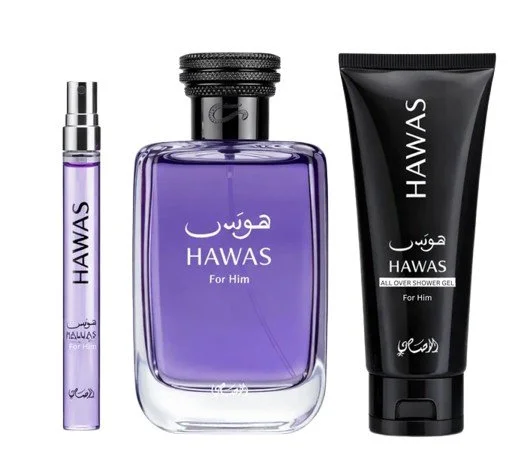 Hawas Men M 100 ml + EDP 10 ml + sprchový gel parfémovaná voda 50 ml