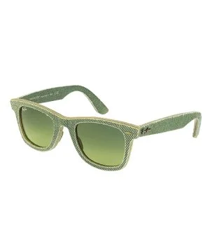 Ray-Ban RB2140 WAYFARER DEMIN sluneční brýle 50x22x145 mm zelená unisex