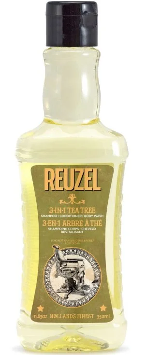 REUZEL 3-in-1 Tea Tree Shampoo-Conditioner-Body Wash šampon pro muže 3v1 pro muže