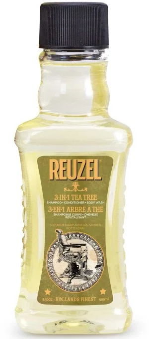 REUZEL 3-in-1 Tea Tree Shampoo-Conditioner-Body Wash šampon pro muže 3v1 pro muže