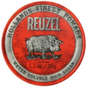 REUZEL Styling Red Pomade Water Soluble pomáda na vlasy se středním zpevněním a vysokým leskem 35g pro muže