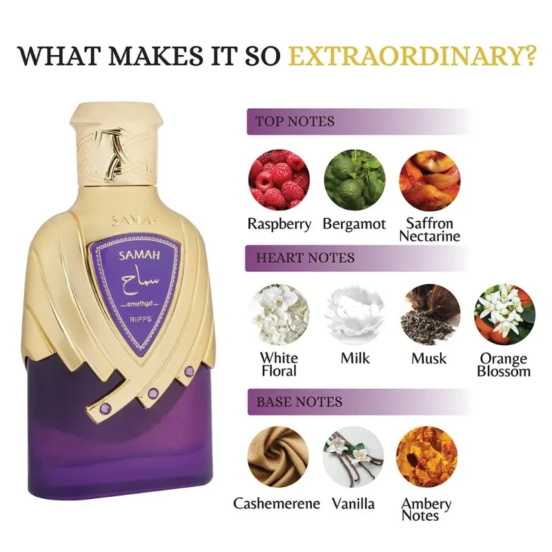 Samah Amethyst Purple parfémový extrakt pro ženy 100 ml