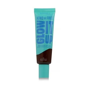 Rimmel London Kind & Free Glow It Up Moisturising Skin Tint (605 Deep Chocolate)