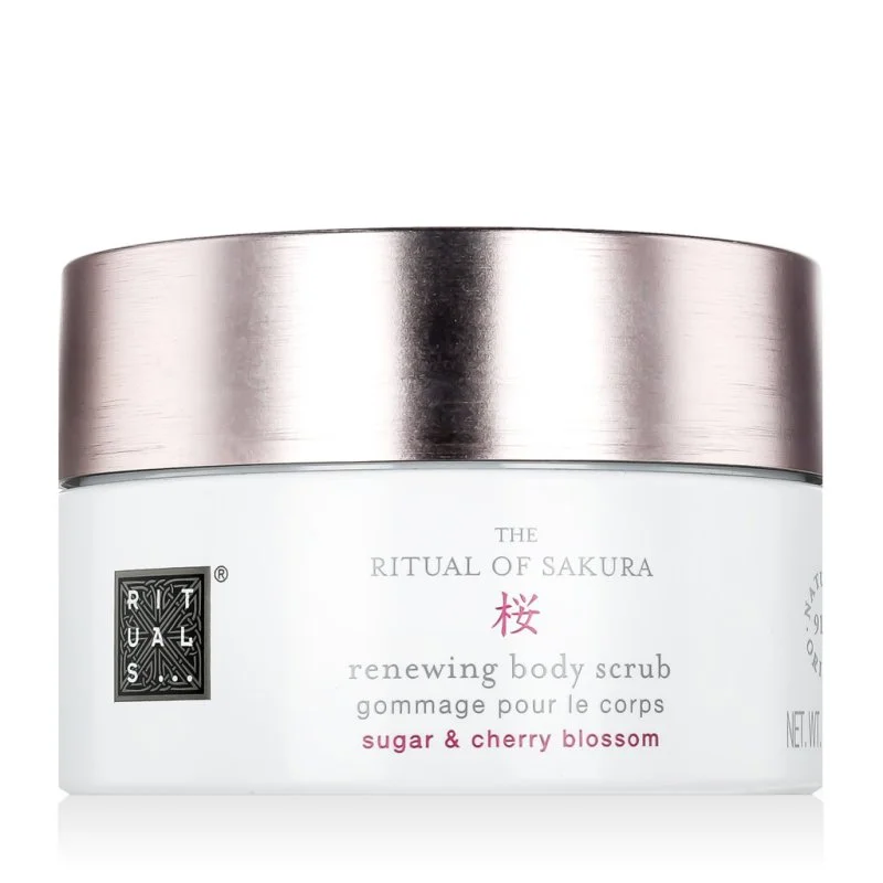 The Rituals of Sakura Sugar & Cherry Blossom Renewing Body Scrub 250 g