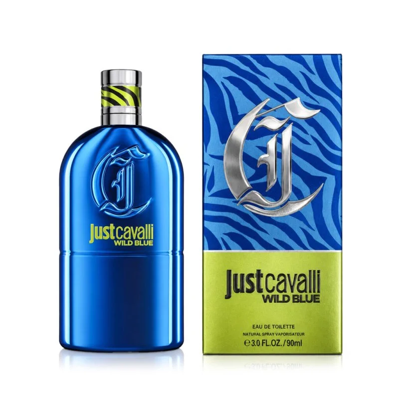 Just Cavalli Wild Blue toaletní voda unisex 90 ml