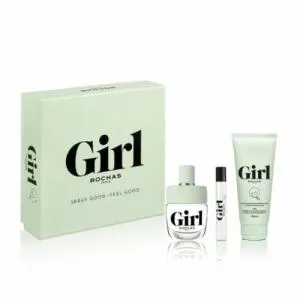 Rochas Girl EDT 100 ml + EDT MINI 7,5 ml + balzám na tělo 100 ml W