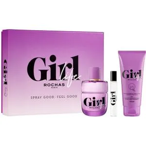 Rochas Girl Life EDP 75 ml + EDP MINI 7,5 ml + balzám na tělo 100 ml W