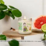 Rozvoněno Vonná svíčka - Děkuji (130 ml) - s grepem, limetkou a bergamotem