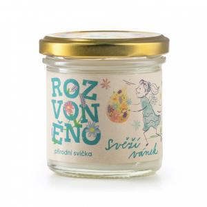Vonná svíčka - Svěží vánek (130 ml) - s eukalyptem a citronem