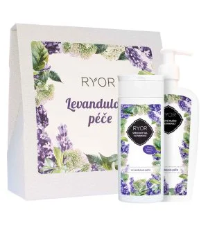 RYOR Lavender dárková sada sprchový gel 200 ml + tělové mléko