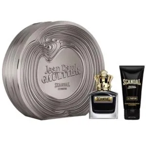 Jean Paul Gaultier Scandal Pour Homme Intense Intense 100 ml + sprchový gel 75 ml parfémovaná voda pro muže