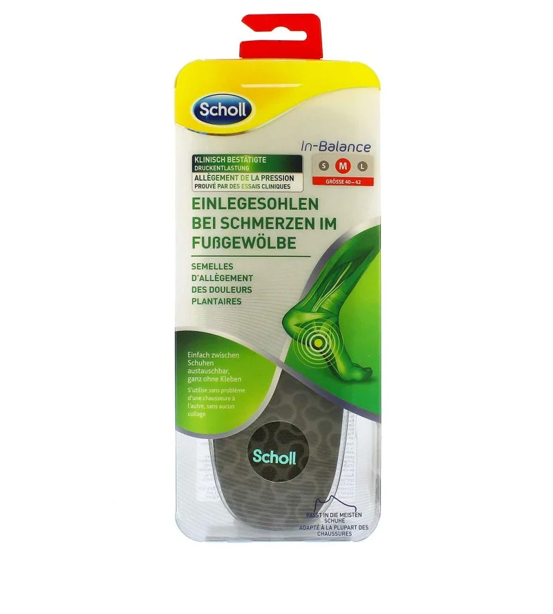 In-Balance Arch Pain Relief Insole Medium vložky do bot 1 ks