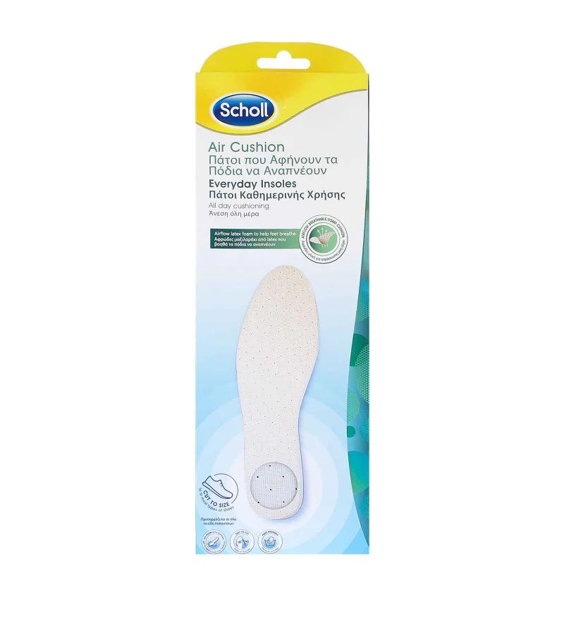 Air Cushion Everyday Insoles vložky s airflow latexovou pěnou 1 pár
