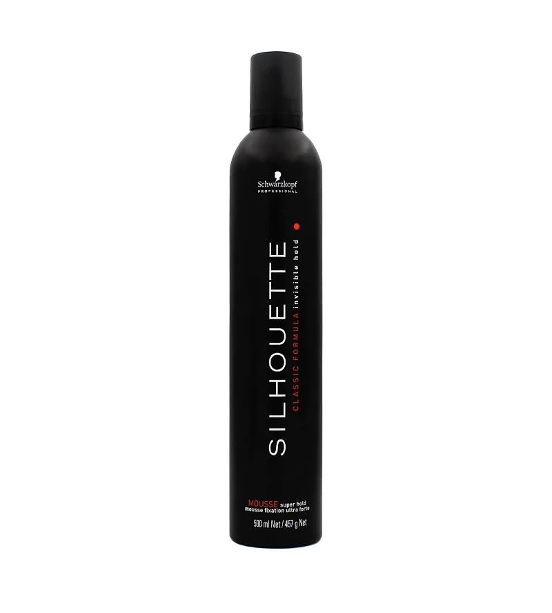 Professional Silhouette Super Hold Foam pěna na vlasy pro objem a vitalitu se silnou fixací 500 ml