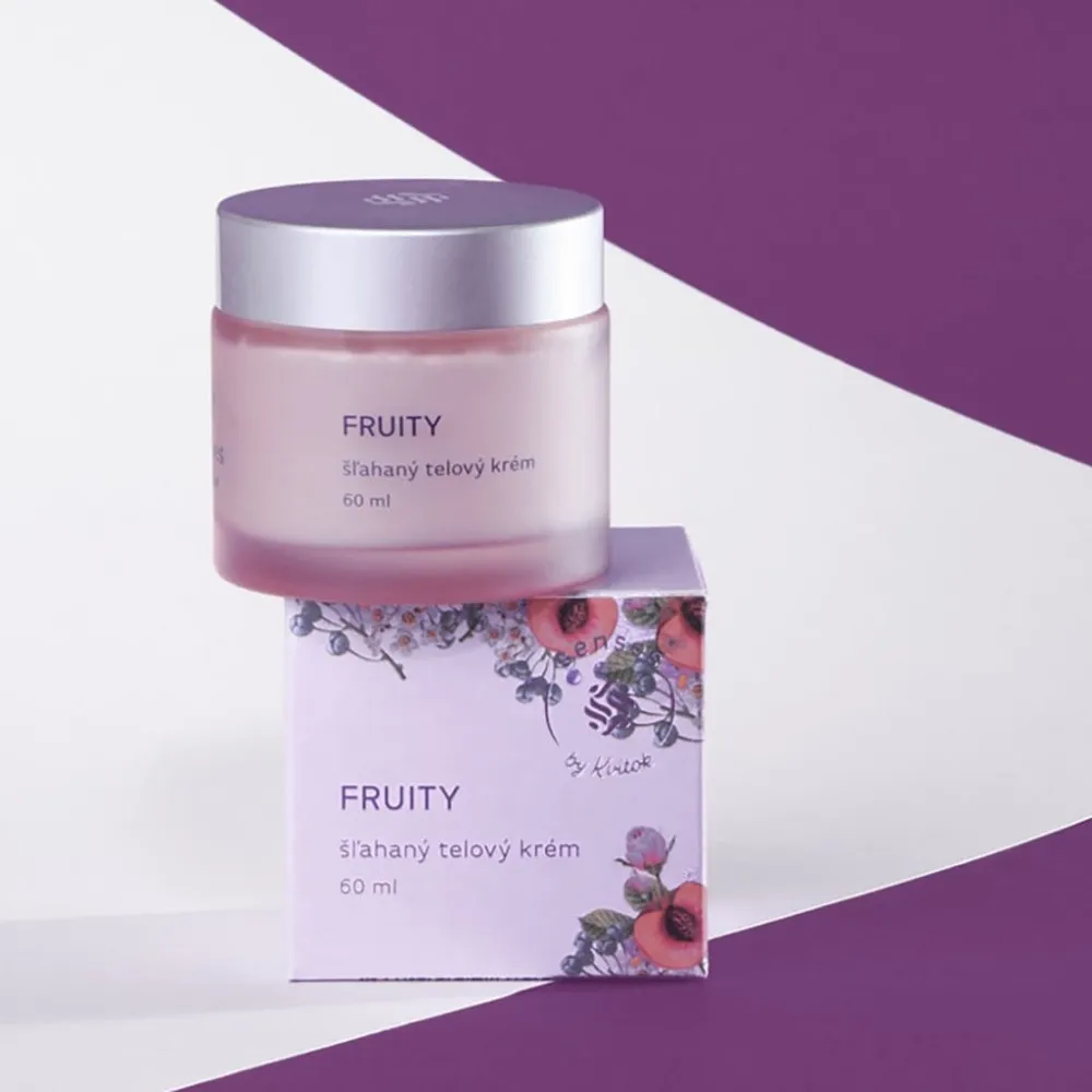 Kvitok Šlehaný tělový krém SENSES – Fruity 60ml