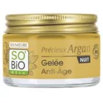 SO’BiO étic Anti-age Precieux Argan Gel noční BIO (50 ml) - regeneruje a vyhlazuje pleť