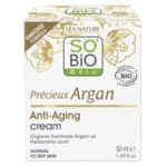 SO’BiO étic Anti-age Precieux Argan Krém denní BIO (50 ml) - hydratuje, zpevňuje a rozjasňuje pleť