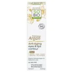 SO’BiO étic Anti-Age Precieux Argan Krém na okolí očí a rtů BIO (15 ml) - ideální pro zralou pleť