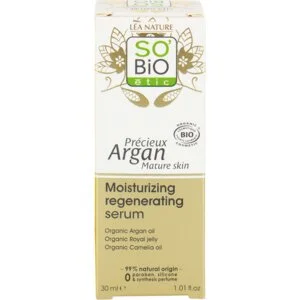 SO’BiO étic Anti-Age Precieux Argan Sérum hydratační a regenerační GOLD BIO (30 ml) - s kyselinou hyaluronovou
