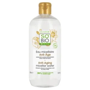 SO’BiO étic Anti-Age Precieux Argan Voda micelární Anti-age s hyaluronem BIO (500 ml) - s kyselinou hyaluronovou