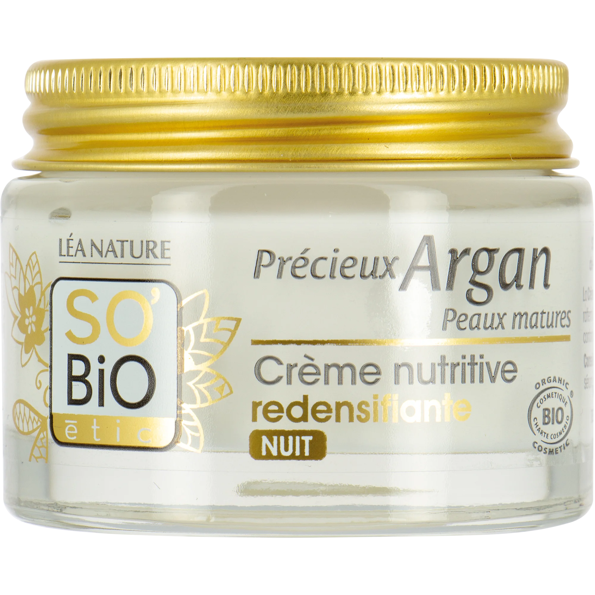 SO’BiO étic Anti-age Precieux Krém noční výživný a zpevňující GOLD BIO (50 ml) - ideální pro zralou pleť