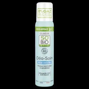 SO’BiO étic Deodorant přírodní ECO SPRAY 24h - Aloe vera BIO (100 ml) - účinný až 24 hodin