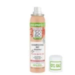 SO’BiO étic Jemný suchý šampon ve spreji pro citlivou pokožku hlavy BIO (100 ml) - objem a čisté vlasy bez mytí