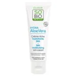 SO’BiO étic Krém bohatě hydratující denní s Aloe vera BIO (50 ml) - s kyselinou hyaluronovou