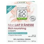 SO’BiO étic Krém bohatě vyživující s oslím mlékem BIO (50 ml) - pro velmi suchou pleť