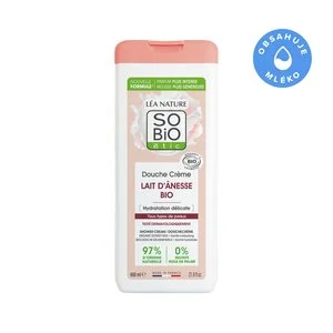 SO’BiO étic Krém sprchový jemně hydratační s oslím mlékem BIO (650 ml) - všechny typy pokožky