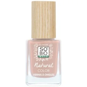 SO’BiO étic Lak na nehty - 60 romantická růžová (11 ml) - se zářivou a intenzivní barvou