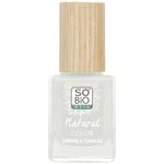 SO’BiO étic Lak na nehty - 80 francouzská bílá (11 ml) - se zářivou a intenzivní barvou