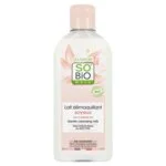 SO’BiO étic Mléko odličovací s obsahem oslího mléka BIO (200 ml) - jemně odstraní make-up i nečistoty