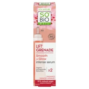 SO’BiO étic Sérum rozjasňující proti vráskám Lift'Grenade BIO (30 ml) - s granátovým jablkem