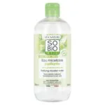 SO’BiO étic Voda micelární Aloe Vera čisticí - zinek a citrusy BIO (500 ml) - ideální pro smíšenou až mastnou pleť