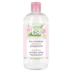 SO’BiO étic Voda micelární s Aloe Vera zklidňující BIO (500 ml) - obohacena o heřmánkovou vodu