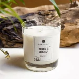 Kimmy Candles Sójová svíčka Kokos & Limetka