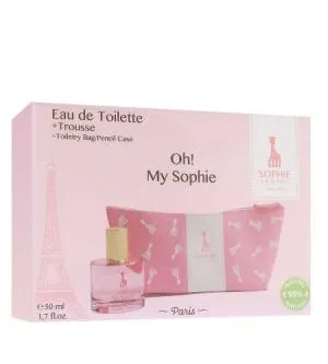 Sophie La Girafe My Sophie dárková sada pro děti toaletní voda 50 ml + kosmetická taštička