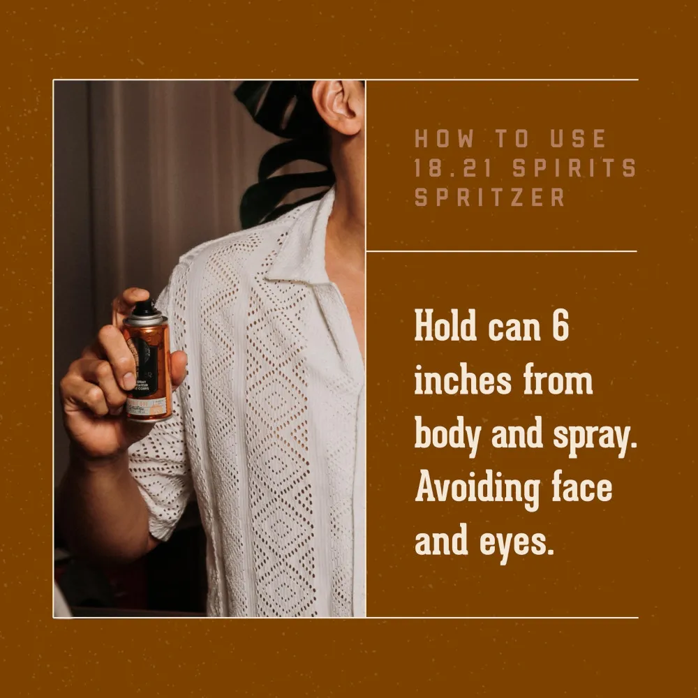 Spirits Spritzer Noble Oud tělový sprej pro muže 100 ml