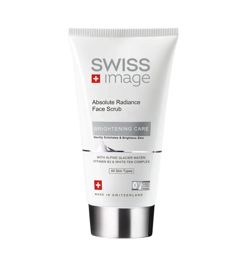 Swiss Image Brightening Care Absolute Radiance Face Scrub jemný exfoliační, rozjasňující peeling 150 ml