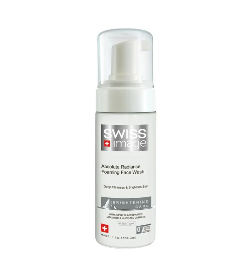 Swiss Image Brightening Care Absolute Radiance Foaming Face Wash jemná, rozjasňující čisticí pěna 150 ml