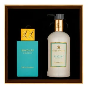 Swiss Arabian Shaghaf Oud Tonka unisex parfémovaná voda 75 ml + tělové mléko