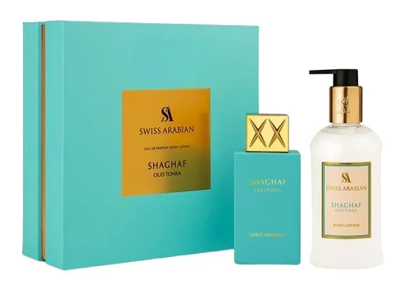 Shaghaf Oud Tonka unisex parfémovaná voda 75 ml + tělové mléko 300 ml