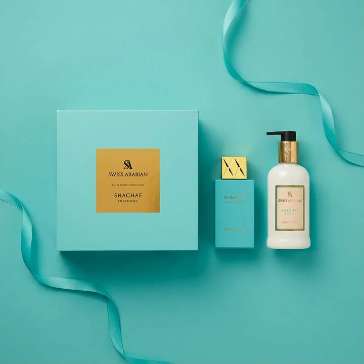 Shaghaf Oud Tonka unisex parfémovaná voda 75 ml + tělové mléko 300 ml