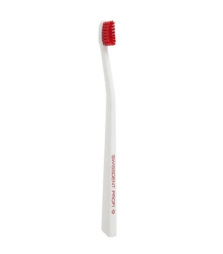 Profi Colours zubní kartáček soft-medium White & Red